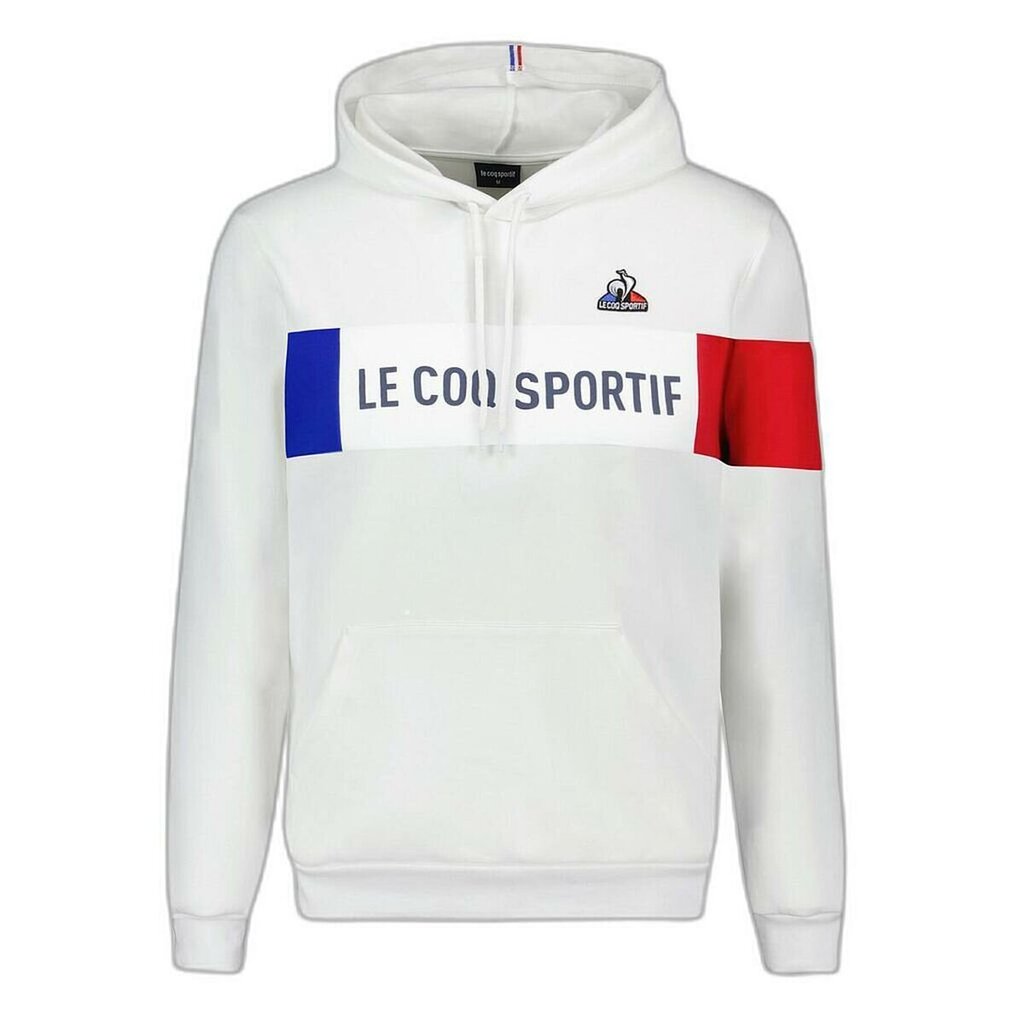 Džemperis vyrams Le coq sportif Tri Hoody New Optical 2310015, baltas kaina ir informacija | Džemperiai vyrams | pigu.lt