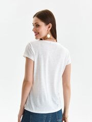 Marškinėliai moterims Top Secret, balti kaina ir informacija | Marškinėliai moterims | pigu.lt