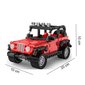 Konstruktorius CaDA Adventure Off-Roader Pull-back Terrain, C52027W, 317 det kaina ir informacija | Konstruktoriai ir kaladėlės | pigu.lt