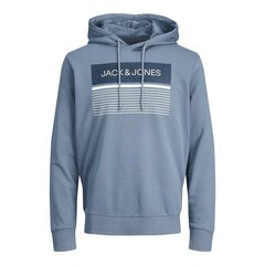 Džemperis vyrams Jack & Jones Jjtravis 12223700, mėlynas цена и информация | Мужские толстовки | pigu.lt