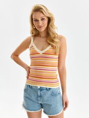 Marškinėliai moterims Top Secret SPO5976ZO, oranžiniai kaina ir informacija | Marškinėliai moterims | pigu.lt