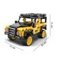 Konstruktorius CaDA Defender Off-Roader Pull-back Terrain, C52028W, 389 det. kaina ir informacija | Konstruktoriai ir kaladėlės | pigu.lt