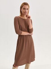 Женское платье Top Secret SSU4170BR36, коричневое цена и информация | Платья | pigu.lt