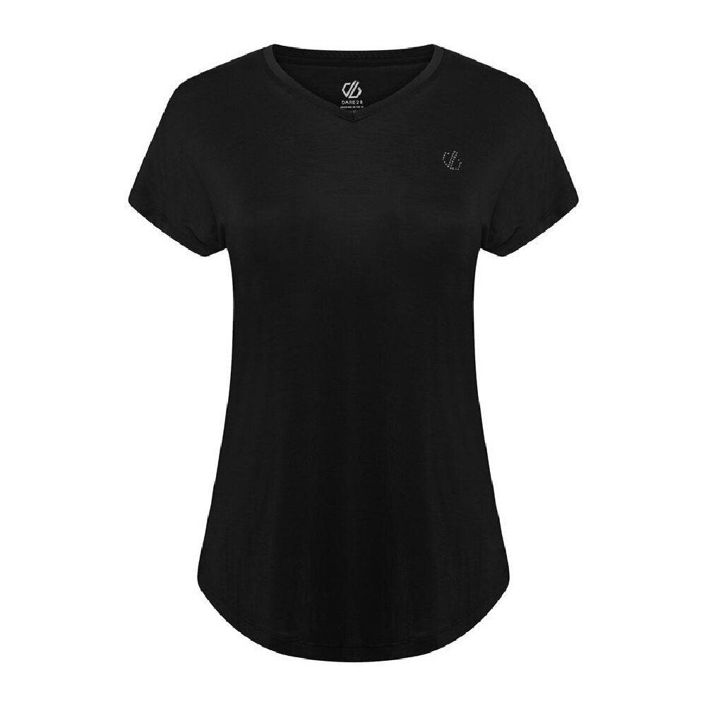 Marškinėliai moterims Dare 2b, juodi kaina ir informacija | Marškinėliai moterims | pigu.lt