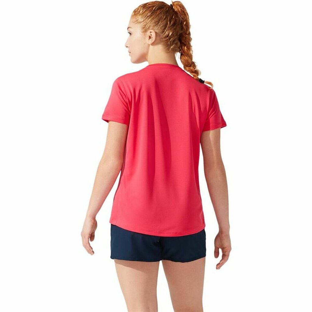 Marškinėliai moterims Asics, raudoni kaina ir informacija | Marškinėliai moterims | pigu.lt