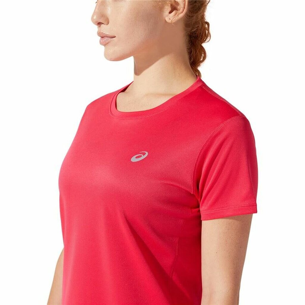 Marškinėliai moterims Asics, raudoni kaina ir informacija | Marškinėliai moterims | pigu.lt