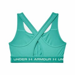 Liemenėlė moterims Under Armour Crossback Mid, žalia цена и информация | Спортивная одежда для женщин | pigu.lt