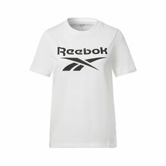 Футболка с коротким рукавом женская Reebok Fitness Crop Vector Velour,  светло-серая, S6437866 цена и информация | Женские футболки | pigu.lt