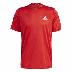 Футболки Adidas M Fi 3s Tee Bordeaux HC5242 HC5242/S цена и информация | Футболка мужская | pigu.lt