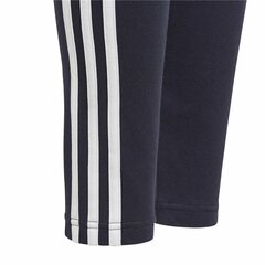 спортивные колготки Adidas Essentials 3 Stripes Тёмно Синий цена и информация | Брюки для девочки, бирюзовые | pigu.lt