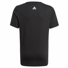 Детский Футболка с коротким рукавом Adidas Essentials Чёрный цена и информация | Рубашка для мальчиков | pigu.lt