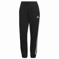 Длинные спортивные штаны Adidas Essentials Studio Lounge Cuffed 3 Stripes Женщина Чёрный цена и информация | Спортивная одежда для женщин | pigu.lt
