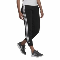Длинные спортивные штаны Adidas Essentials Studio Lounge Cuffed 3 Stripes Женщина Чёрный цена и информация | Спортивная одежда женская | pigu.lt