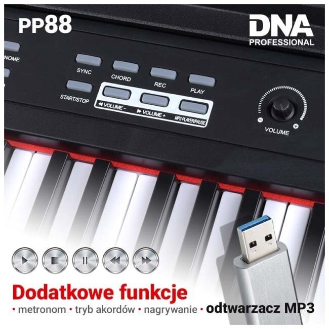 DNA SP 88 цена и информация | Klavišiniai muzikos instrumentai | pigu.lt