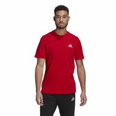 Marškinėliai vyrams Adidas Essential Logo, raudoni kaina ir informacija | Sportinė apranga vyrams | pigu.lt