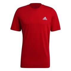 Marškinėliai vyrams Adidas Essential Logo, raudoni kaina ir informacija | Sportinė apranga vyrams | pigu.lt