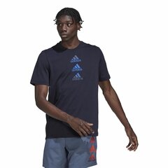 Adidas Футболки Длинные рукaва Для мужчин Fb Hype Ls Tee Blue цена и информация | Футболка мужская | pigu.lt