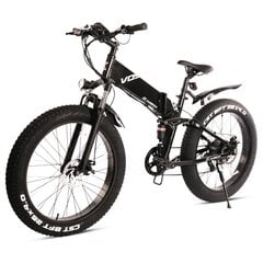 Elektrinis dviratis Kaisda K3, juodas kaina ir informacija | Elektriniai dviračiai | pigu.lt