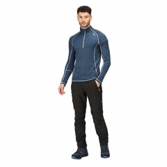 Футболка с длинным рукавом мужская Regatta Yonder Half-Zip Темно-синий цена и информация | Мужские футболки | pigu.lt