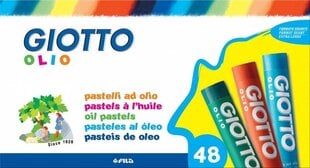 Aliejinės kreidelės Fila Giotto Olio, 48 vnt kaina ir informacija | Piešimo, tapybos, lipdymo reikmenys | pigu.lt