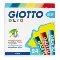 Масляные мелки Fila Giotto Olio, 24 шт. цена и информация | Принадлежности для рисования, лепки | pigu.lt