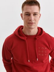 Džemperis vyrams Top Secret SBL1216CES3, raudonas kaina ir informacija | Džemperiai vyrams | pigu.lt