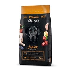 Fitmin Dog For Life Junior Large Breed su paukštiena, 12 kg kaina ir informacija | Sausas maistas šunims | pigu.lt