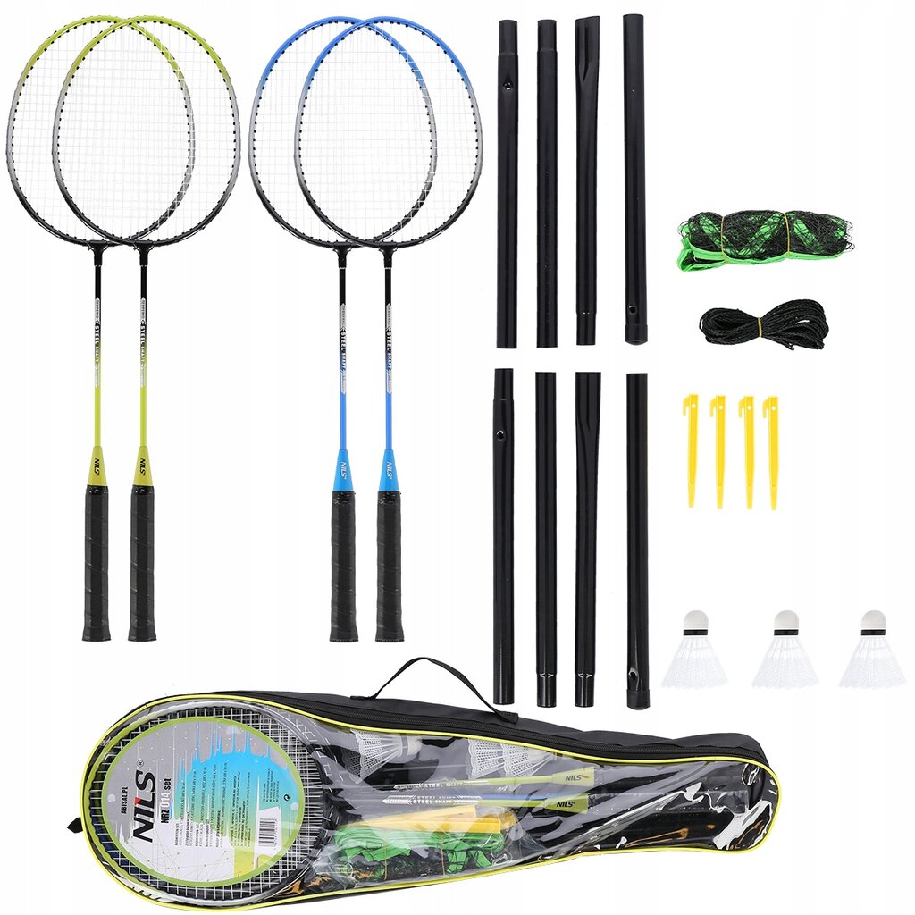 Badmintono rinkinys NIls 5in1 цена и информация | Badmintonas | pigu.lt