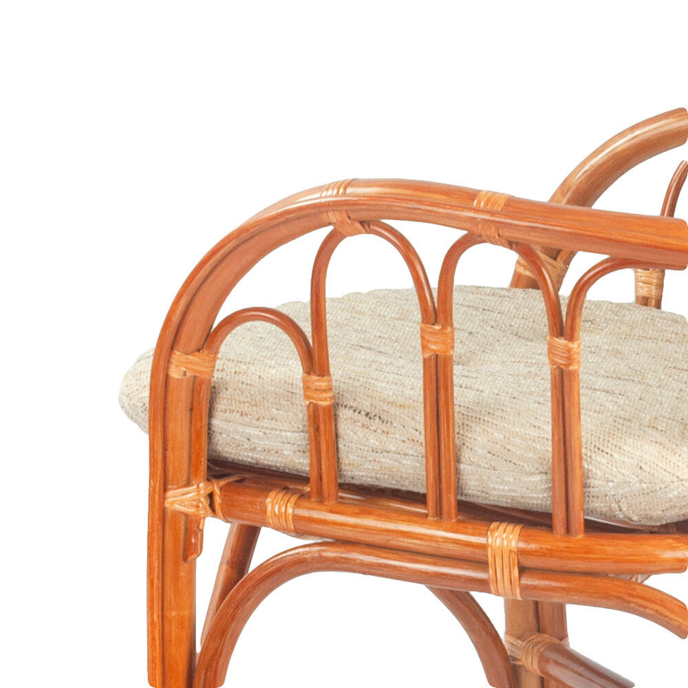 Kėdė RattaNeo Coral k141, ruda kaina ir informacija | Virtuvės ir valgomojo kėdės | pigu.lt