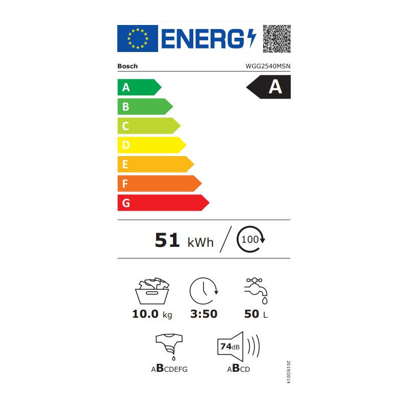 Bosch WGG2540MSN цена и информация | Skalbimo mašinos | pigu.lt