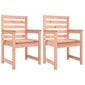 2-jų dalių sodo kėdžių komplektas vidaXL, rudas цена и информация | Lauko kėdės, foteliai, pufai | pigu.lt