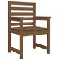 2-jų dalių sodo kėdžių komplektas vidaXL, rudas kaina ir informacija | Lauko kėdės, foteliai, pufai | pigu.lt