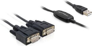Delock 61886, USB-A/DB9, 1.5 m kaina ir informacija | Kabeliai ir laidai | pigu.lt