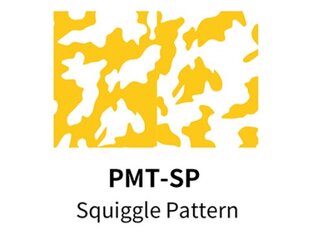 Маскировочная лента "камуфляж" DSPIAE - PMT-SP Precut Masking Tape - Squiggle Pattern цена и информация | Принадлежности для рисования, лепки | pigu.lt