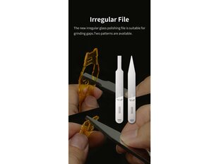 DSPIAE - SF-16 Irregular Glass Mirror Polishing File цена и информация | Механические инструменты | pigu.lt