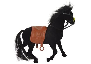 Aksominė arklio figūrėlė, juoda kaina ir informacija | Žaislai mergaitėms | pigu.lt