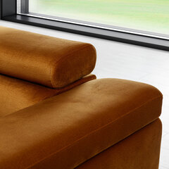 Мягкий угловой диван Armando, серый/белый цена и информация | Угловые диваны | pigu.lt