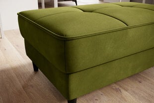 Пуф Bellis, 97x62x42см, бархат, цвет зеленого мха цена и информация | Кресла-мешки и пуфы | pigu.lt