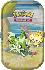 Kortų žaidimas Pokémon TCG Paldea Friends Mini Tin Sprigatito, EN kaina ir informacija | Stalo žaidimai, galvosūkiai | pigu.lt