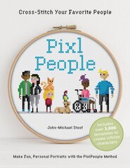 PixlPeople: Cross-Stitch Your Favorite People kaina ir informacija | Knygos apie sveiką gyvenseną ir mitybą | pigu.lt