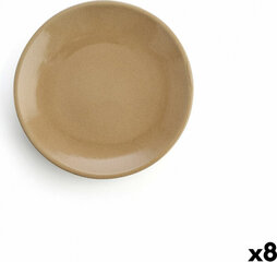 Плоская тарелка Anaflor Кафель Керамика Коричневый (Ø 29 cm) (8 штук) цена и информация | Посуда, тарелки, обеденные сервизы | pigu.lt