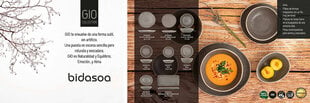 Плоская тарелка Bidasoa Ikonic Керамика Двухцветный 24 cm (6 штук) цена и информация | Посуда, тарелки, обеденные сервизы | pigu.lt
