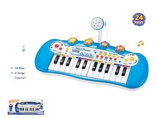 Vaikiškas pianinas su mikrofonu, 24 klavišai цена и информация | Развивающие игрушки | pigu.lt