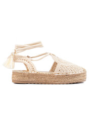 Espadrilės moterims Shelovet POL81874.2683, smėlio spalvos kaina ir informacija | Basutės moterims | pigu.lt