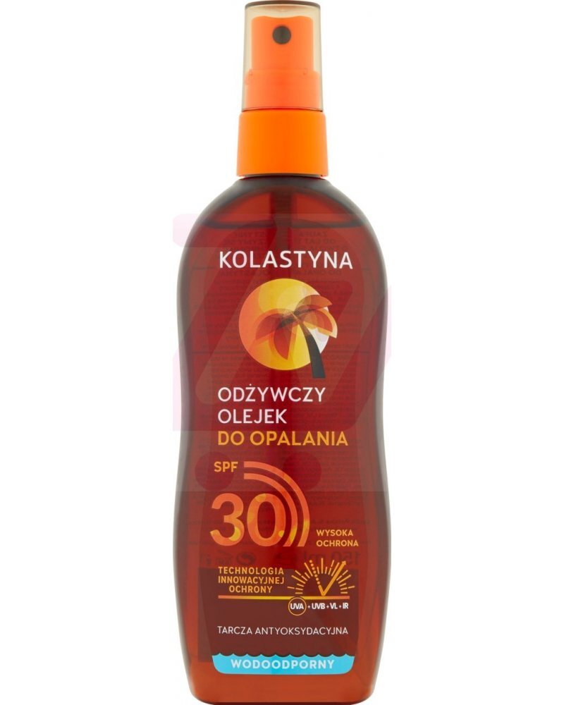 Purškiamas įdegio aliejus Kolastyna SPF30, 150 ml kaina ir informacija | Kremai nuo saulės | pigu.lt