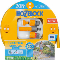 Laistymo žarna su priedais Hozelock Tricoflex Ultraflex, 20m kaina ir informacija | Laistymo įranga, purkštuvai | pigu.lt