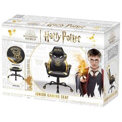 Žaidimų kėdė Subsonic Junior Harry Potter Hogwarts, juoda/geltona kaina ir informacija | Biuro kėdės | pigu.lt