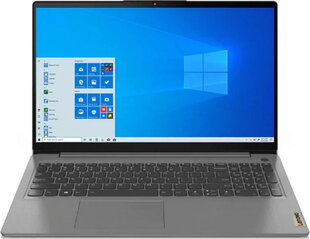 Портативный компьютер LENOVO|IdeaPad|3 15ALC6|CPU 5700U|1800 MHz|1920x1080|RAM 8GB|DDR4|3200 MHz|SSD 512GB|AMD Radeon Graphics|Integrated|ENG|Grey|1.65 кг|82KU00W4PB цена и информация | Ноутбуки | pigu.lt