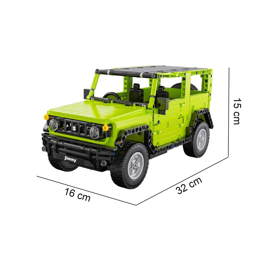 Konstruktorius Cada Radio bangomis valdomas automobilis Suzuki Jimny, C51201W, 579det.. kaina ir informacija | Konstruktoriai ir kaladėlės | pigu.lt