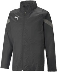 Мужская куртка Puma TeamFinal All Weather Jacket 657382 03/L, черная цена и информация | Мужские куртки | pigu.lt